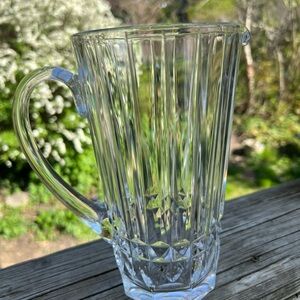 Vintage Val Saint Lambert Balmoral Pitcher 30 Oz  7.75” Height Cut Crystal